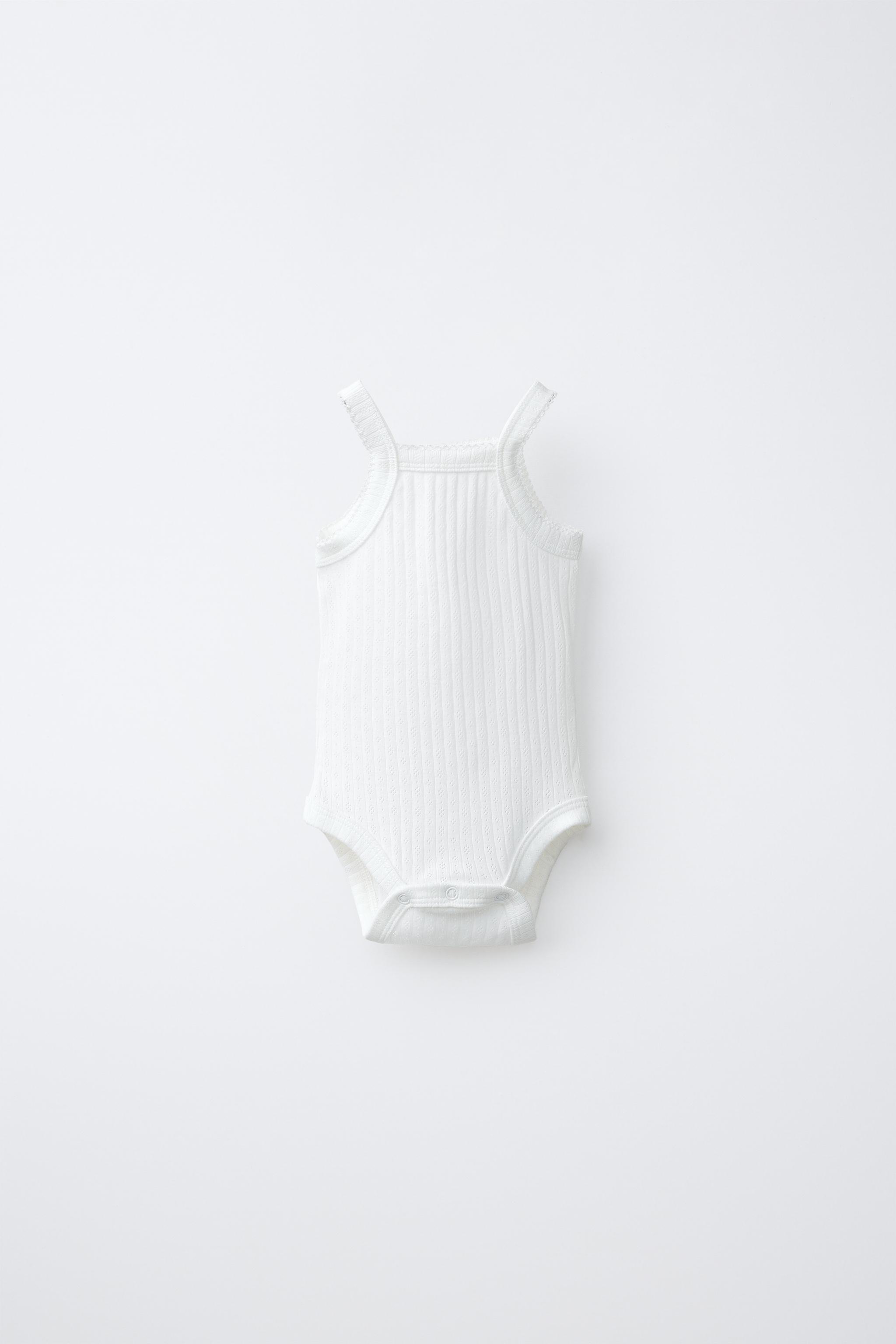 THREE-PACK OF POINTELLE STRAP BODYSUITS